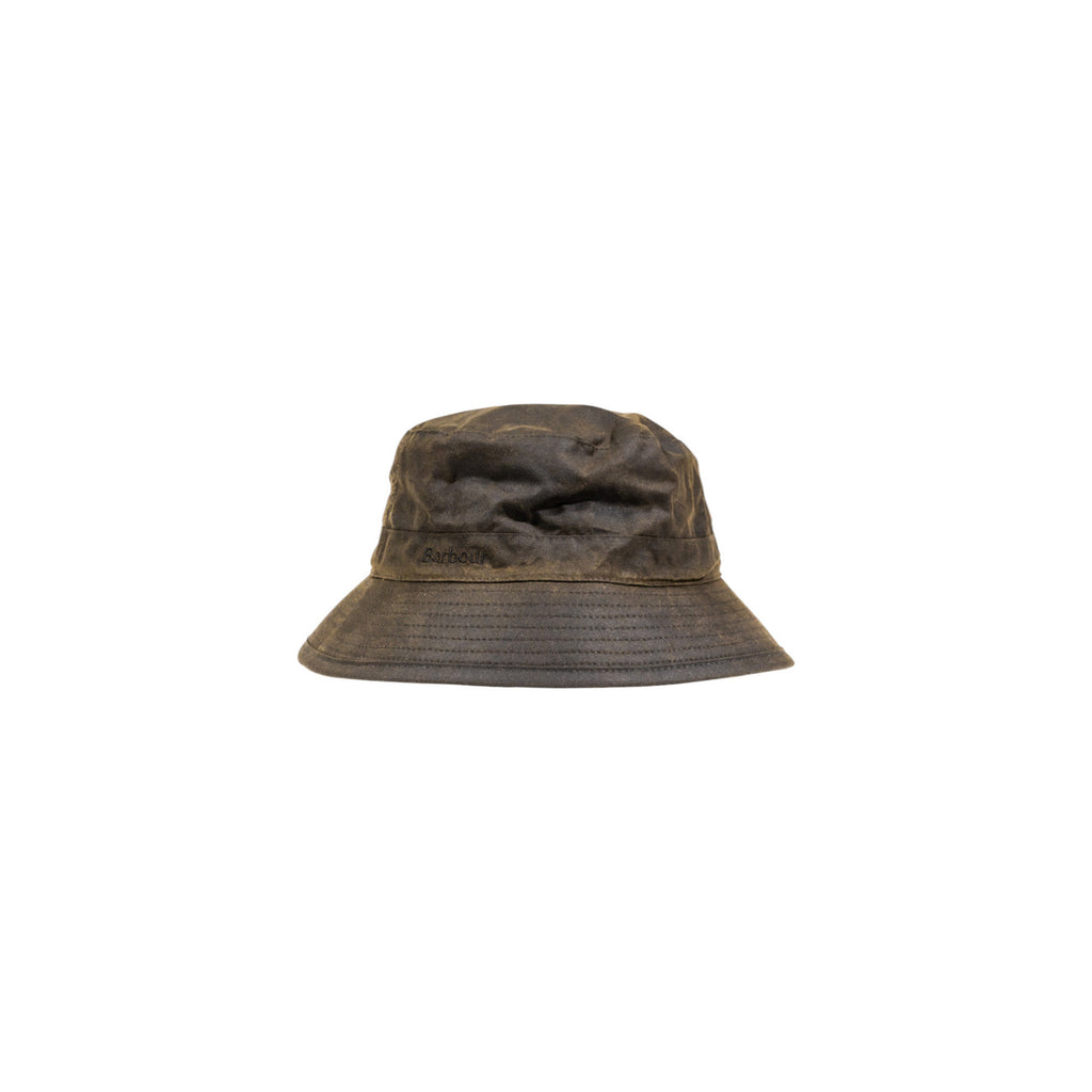 Barbour Cappello Pescatore Uomo in Cotone Cerato colore Verde - Modello MHA0001