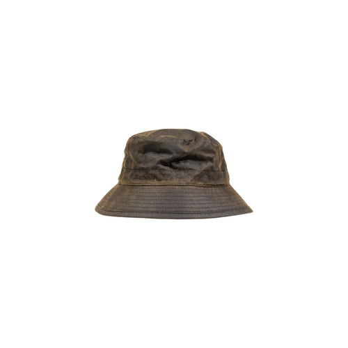 Barbour Cappello Pescatore Uomo in Cotone Cerato colore Verde - Modello MHA0001