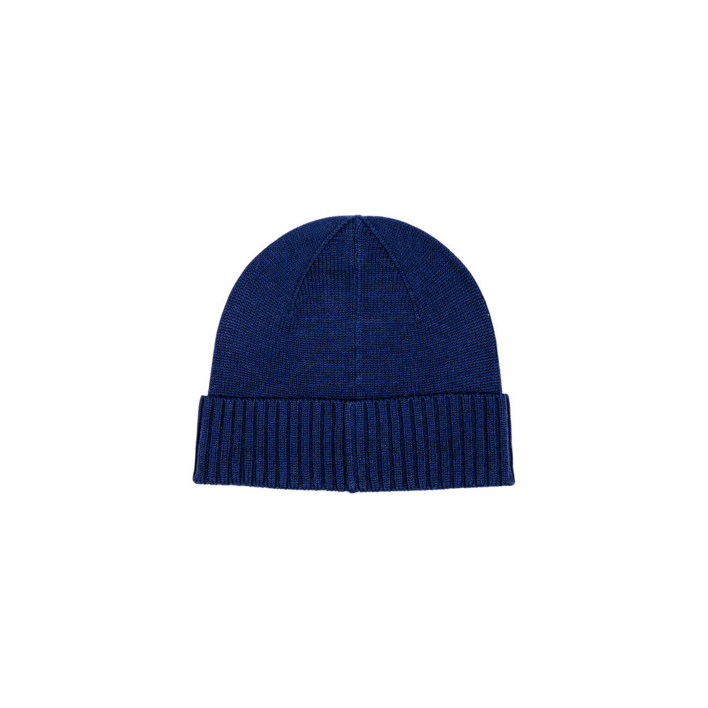 Ralph Lauren Cappello Donna in maglia di pura lana Merino colore blu navy - Modello 710886137002