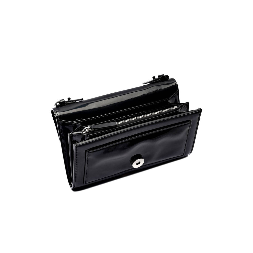 Pinko Portafogli Unica Donna Nero con logo Metallo - Modello B_44932