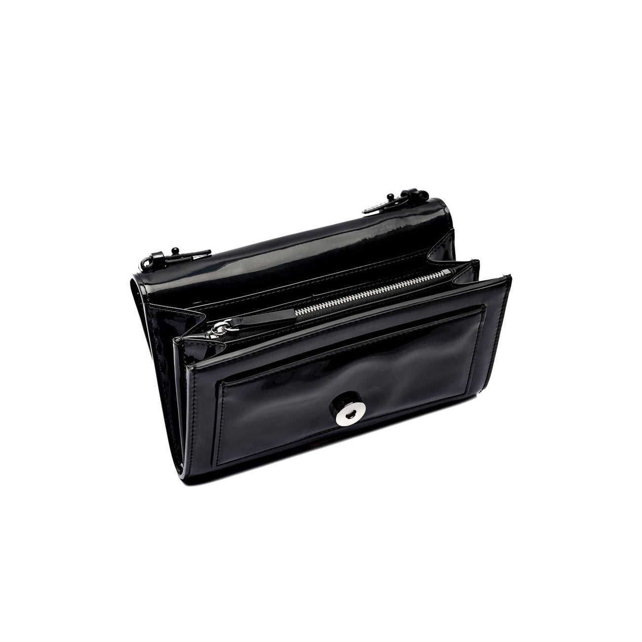 Pinko Portafogli Unica Donna Nero con logo Metallo - Modello B_44932