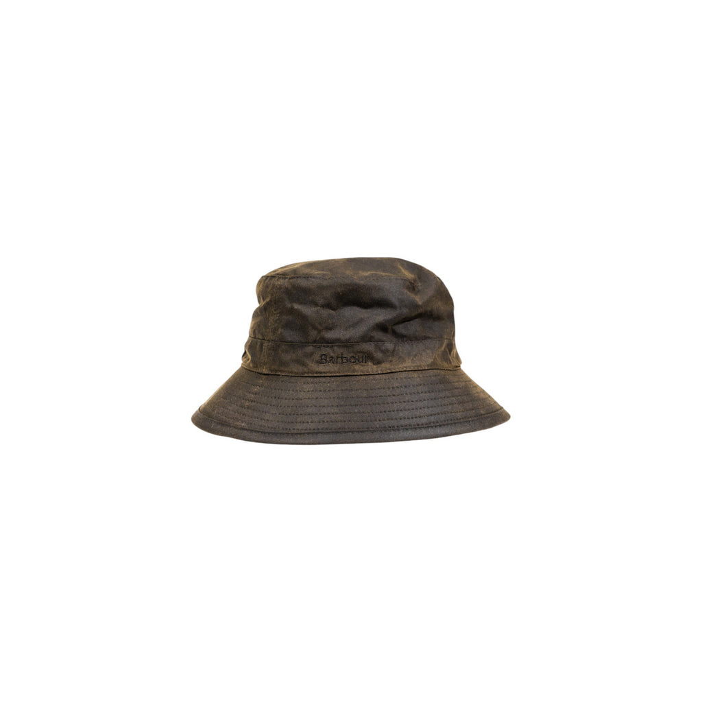Barbour Cappello Pescatore Uomo in Cotone Cerato colore Verde - Modello MHA0001
