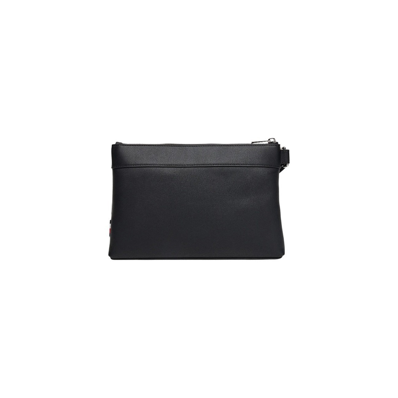 Tommy Hilfiger pochette Uomo con logo frontale e polsino laterale removibile colore Nero con cerniera - Modello AM0AM13804