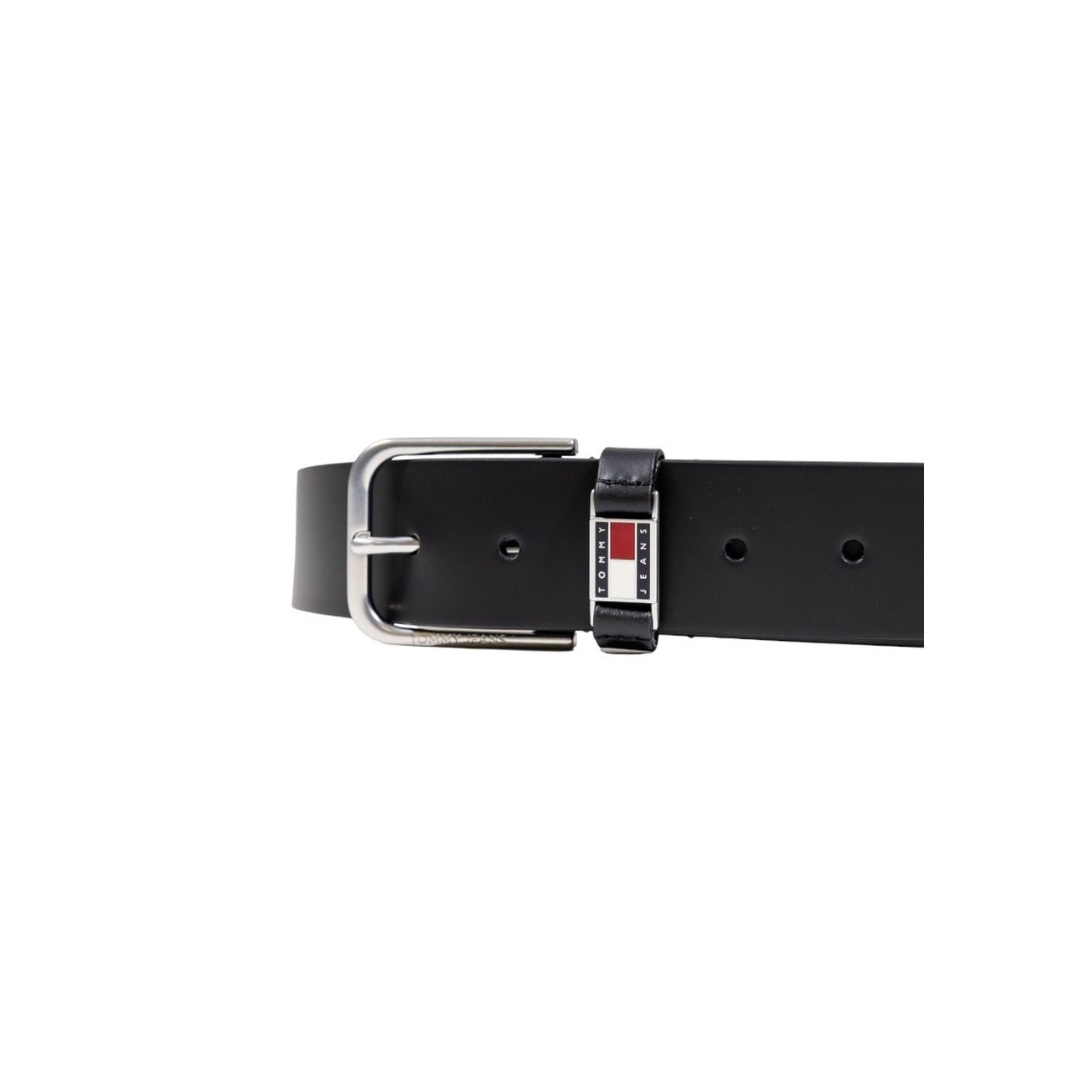 Tommy Hilfiger Jeans Cintura Uomo Vera Pelle Nera - Modello AM0AM13687