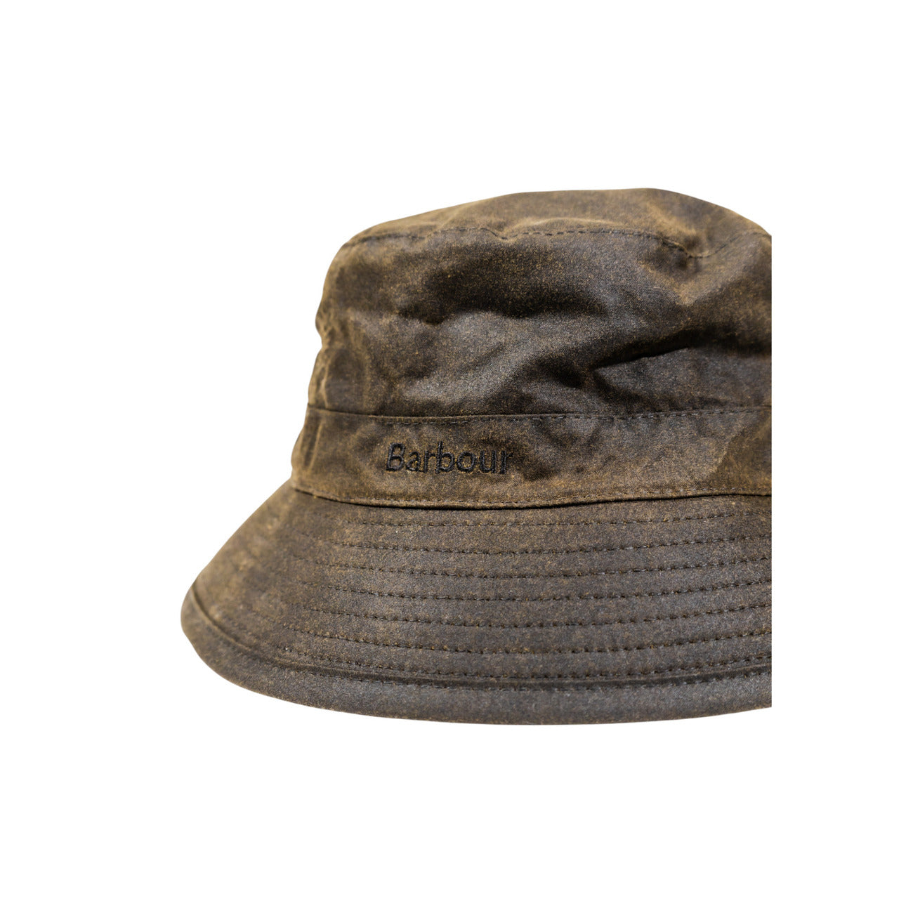 Barbour Cappello Pescatore Uomo in Cotone Cerato colore Verde - Modello MHA0001