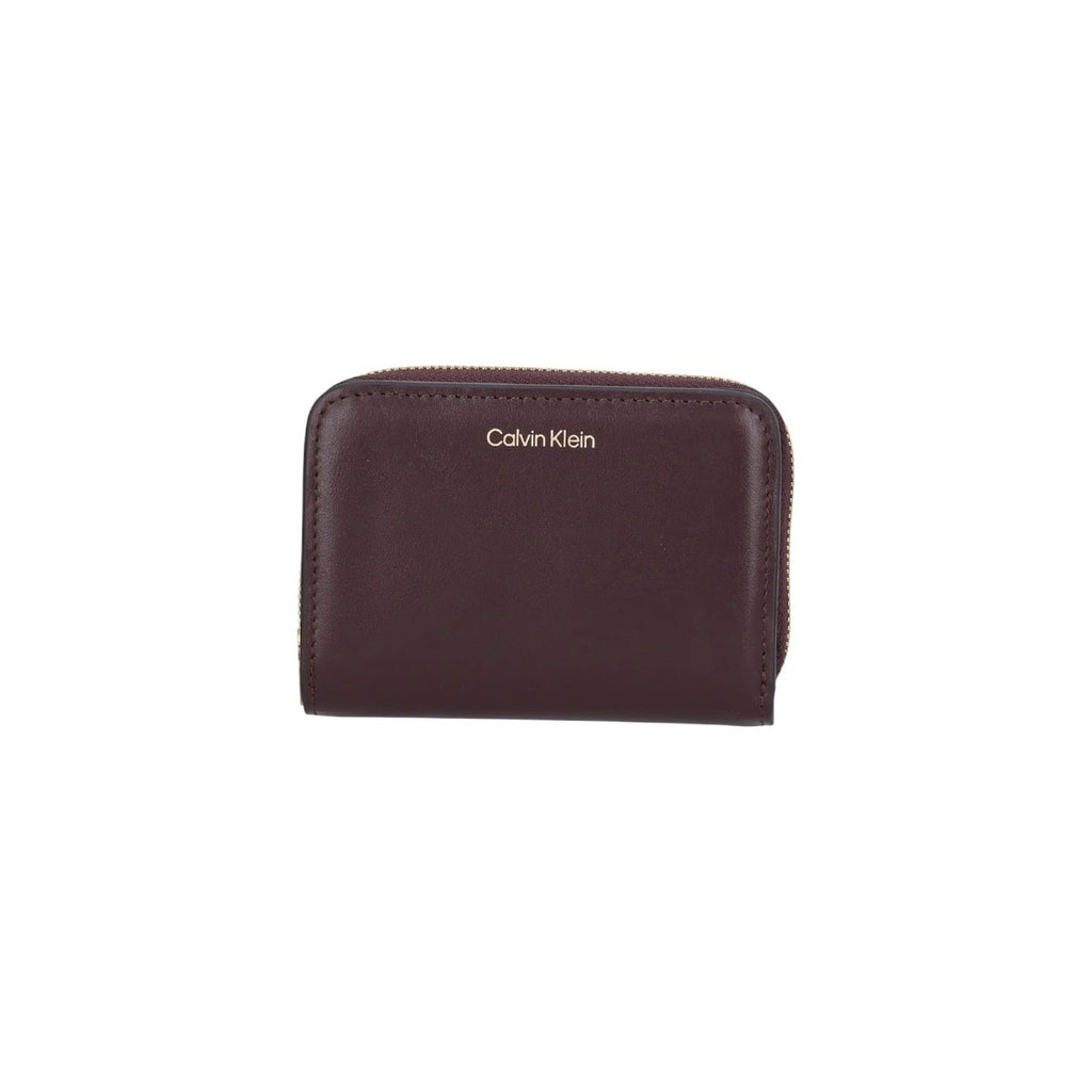 Calvin Klein Portafogli con Cerniera Donna colore Bordeaux con cerniera - Modello LV04F1075G